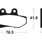 TECNIUM Street Organic Brake pads - MA152