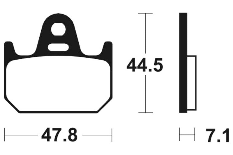 TECNIUM Street Organic Brake pads - MA159