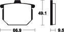TECNIUM Street Organic Brake pads - MA17