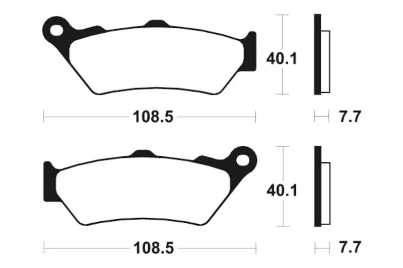 TECNIUM Street Organic Brake pads - MA174