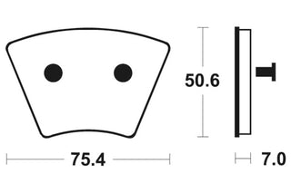 TECNIUM Street Organic Brake pads - MA179