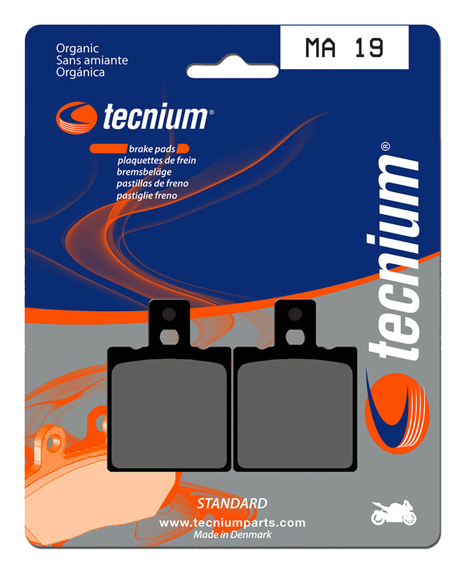 TECNIUM Street Organic Brake pads - MA19