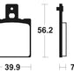 TECNIUM Street Organic Brake pads - MA19