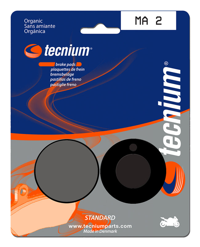 TECNIUM Street Organic Brake pads - MA2
