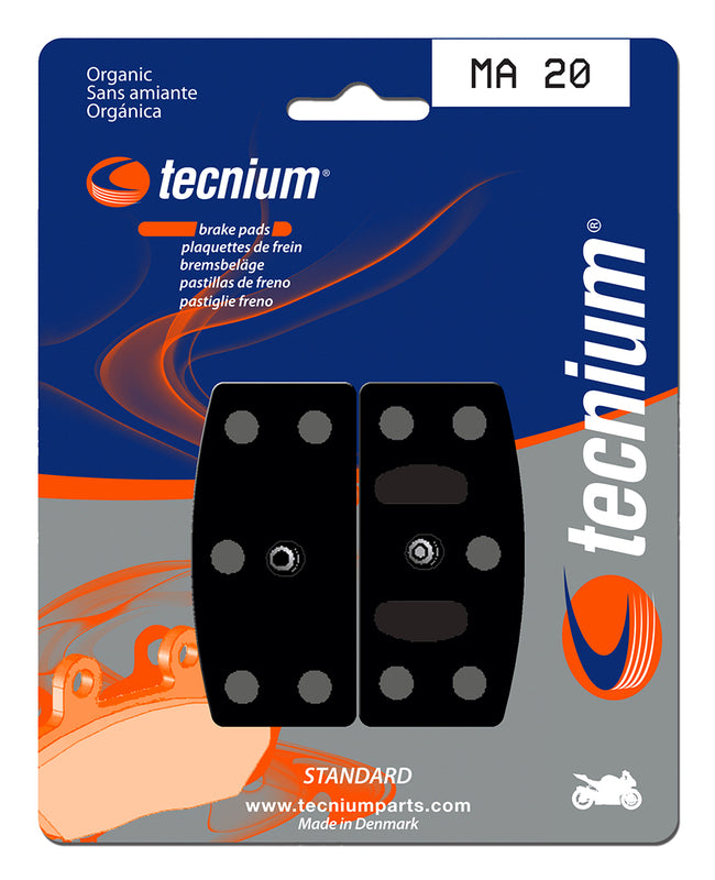 TECNIUM Street Organic Brake pads - MA20