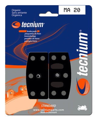 TECNIUM Street Organic Brake pads - MA20
