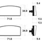 TECNIUM Street Organic Brake pads - MA20