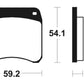 TECNIUM Street Organic Brake pads - MA23