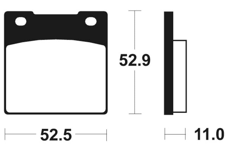 TECNIUM Street Organic Brake pads - MA26