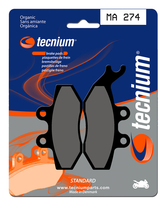 TECNIUM Street Organic Brake pads - MA274