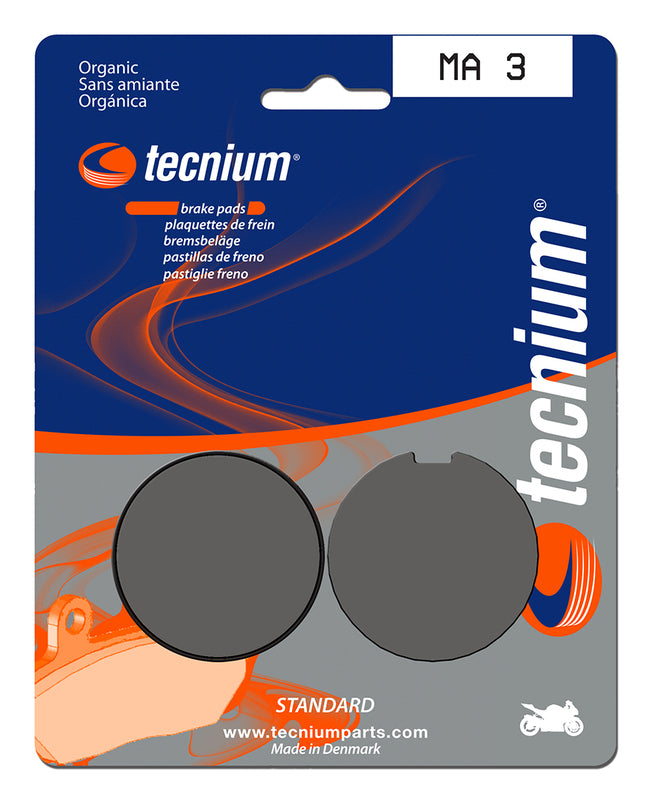 TECNIUM Street Organic Brake pads - MA3