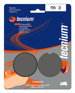 TECNIUM Street Organic Brake pads - MA3