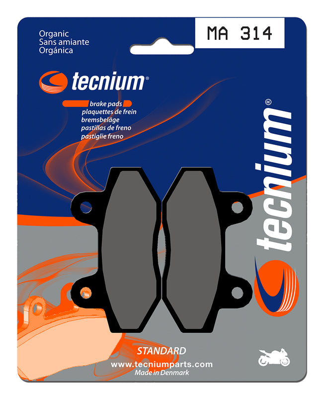 TECNIUM Street Organic Brake pads - MA314