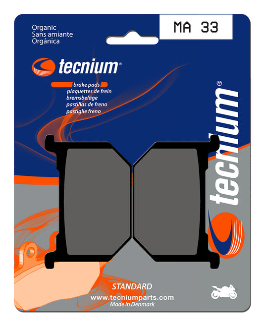 TECNIUM Street Organic Brake pads - MA33
