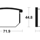 TECNIUM Street Organic Brake pads - MA34