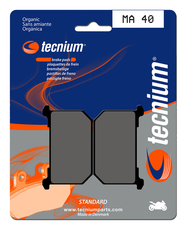 TECNIUM Street Organic Brake pads - MA40