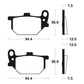 TECNIUM Street Organic Brake pads - MA45