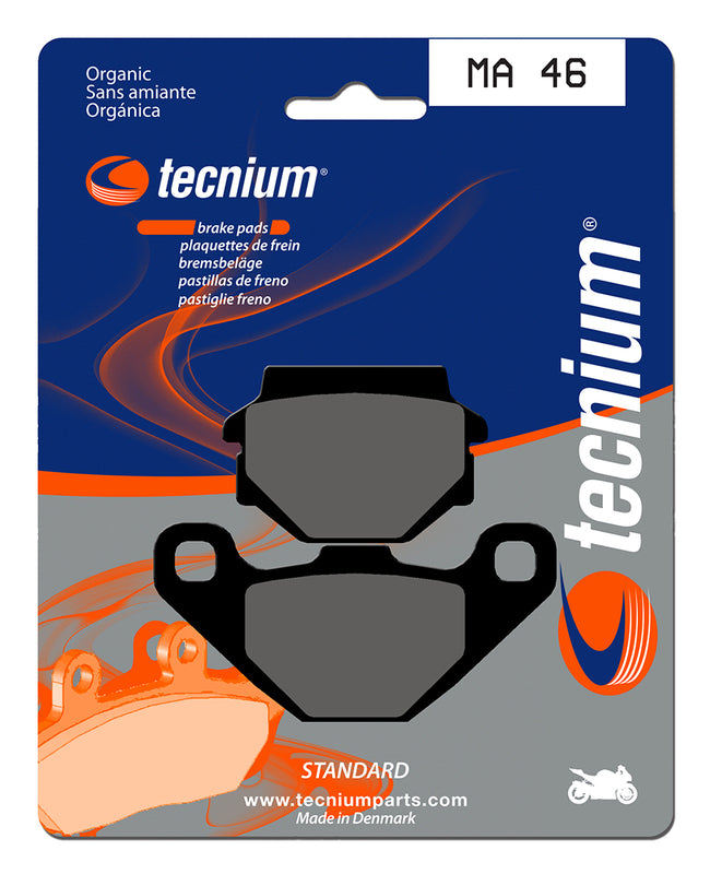 TECNIUM Street Organic Brake pads - MA46