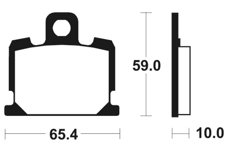 TECNIUM Street Organic Brake pads - MA47