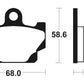 TECNIUM Street Organic Brake pads - MA50