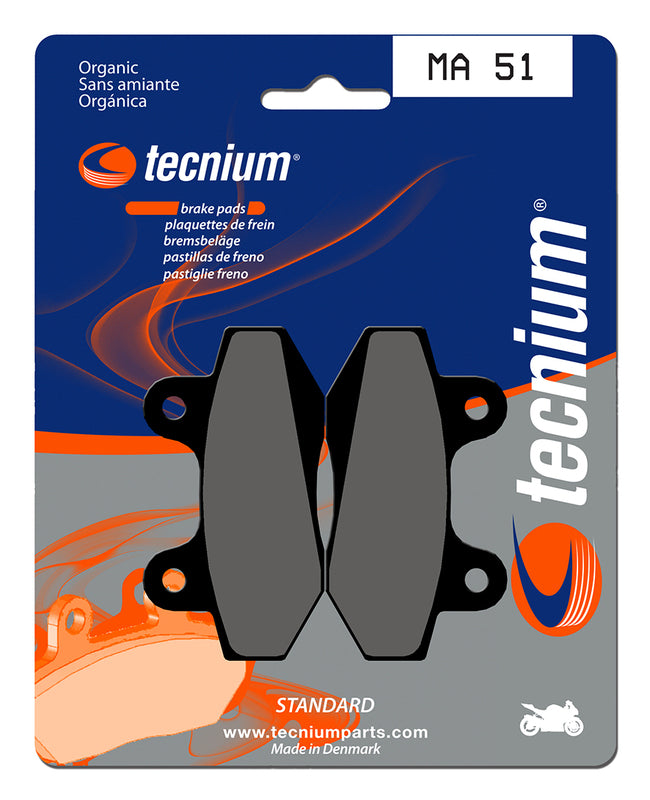 TECNIUM Street Organic Brake pads - MA51
