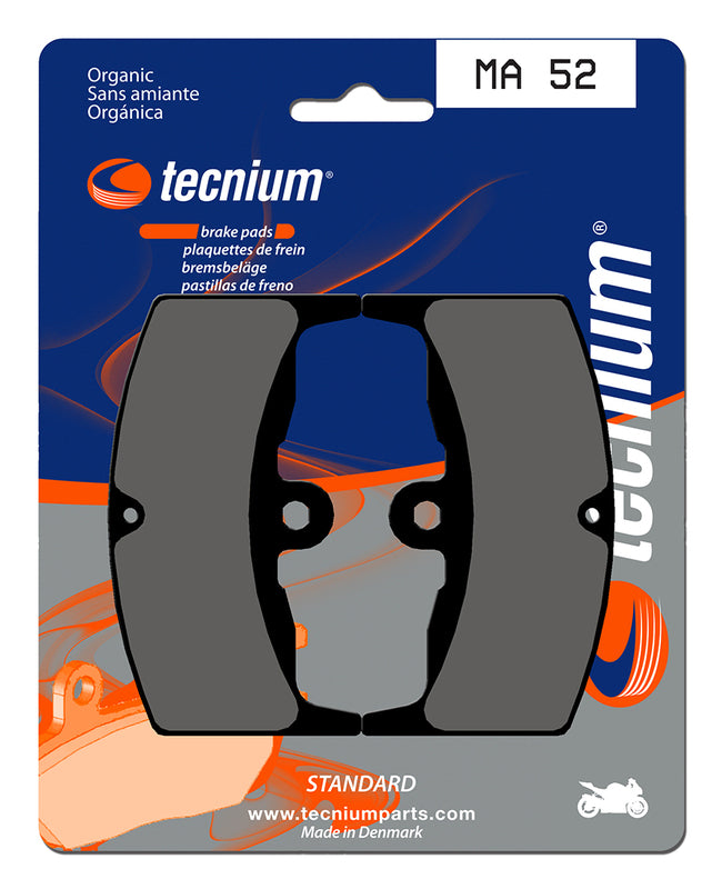 TECNIUM Street Organic Brake pads - MA52