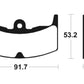 TECNIUM Street Organic Brake pads - MA52