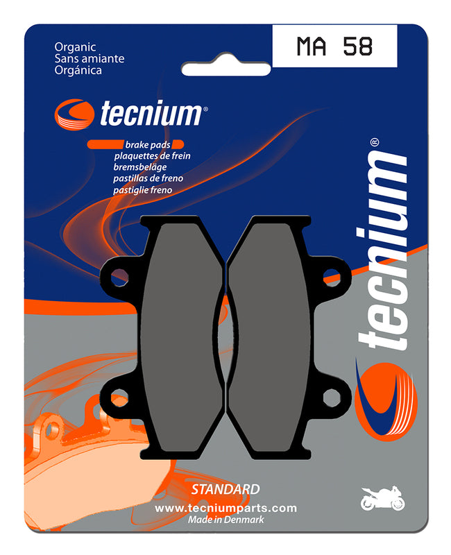 TECNIUM Street Organic Brake pads - MA58