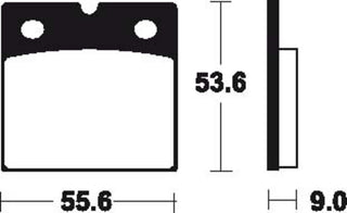 TECNIUM Street Organic Brake pads - MA6