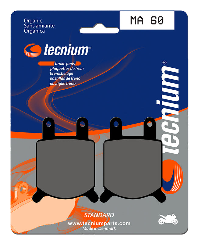 TECNIUM Street Organic Brake pads - MA60