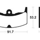 TECNIUM Street Organic Brake pads - MA71