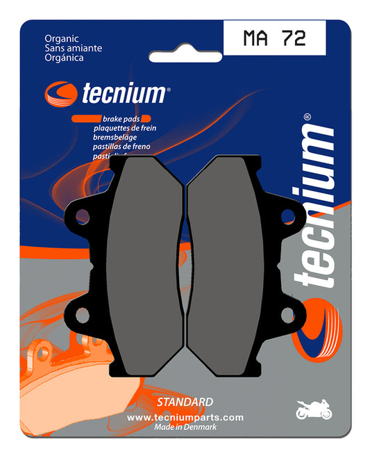 TECNIUM Street Organic Brake pads - MA72
