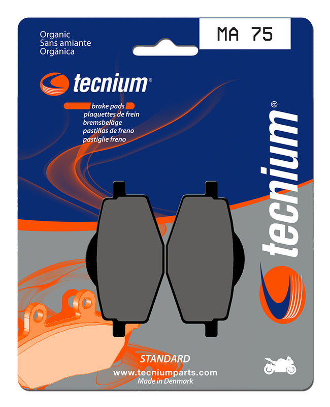 TECNIUM Street Organic Brake pads - MA75