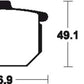TECNIUM Street Organic Brake pads - MA8