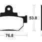 TECNIUM Street Organic Brake pads - MA81
