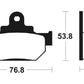 TECNIUM Street Organic Brake pads - MA82