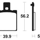 TECNIUM Street Organic Brake pads - MA83