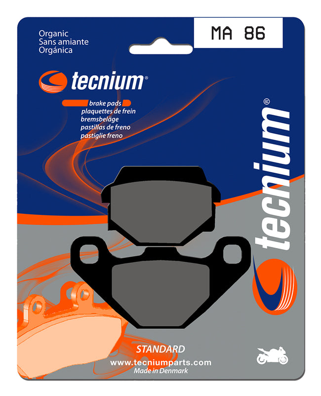 TECNIUM Street Organic Brake pads - MA86