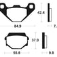 TECNIUM Street Organic Brake pads - MA86