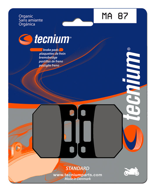 TECNIUM Street Organic Brake pads - MA87