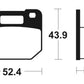TECNIUM Street Organic Brake pads - MA87