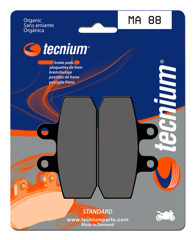TECNIUM Street Organic Brake pads - MA88