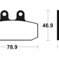 TECNIUM Street Organic Brake pads - MA88