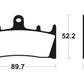 TECNIUM Racing Sintered Metal Carbon Brake pads - MCR186