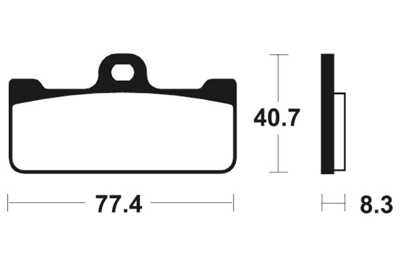 TECNIUM Racing Sintered Metal Carbon Brake pads - MCR195