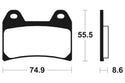 TECNIUM Racing Sintered Metal Carbon Brake pads - MCR206