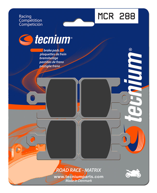 TECNIUM Racing Sintered Metal Carbon Brake pads - MCR288
