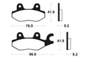 TECNIUM Scooter Organic Brake pads - ME188