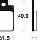 TECNIUM Scooter Organic Brake pads - ME212