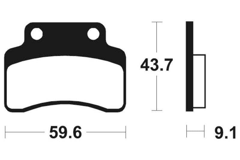 TECNIUM Scooter Organic Brake pads - ME223